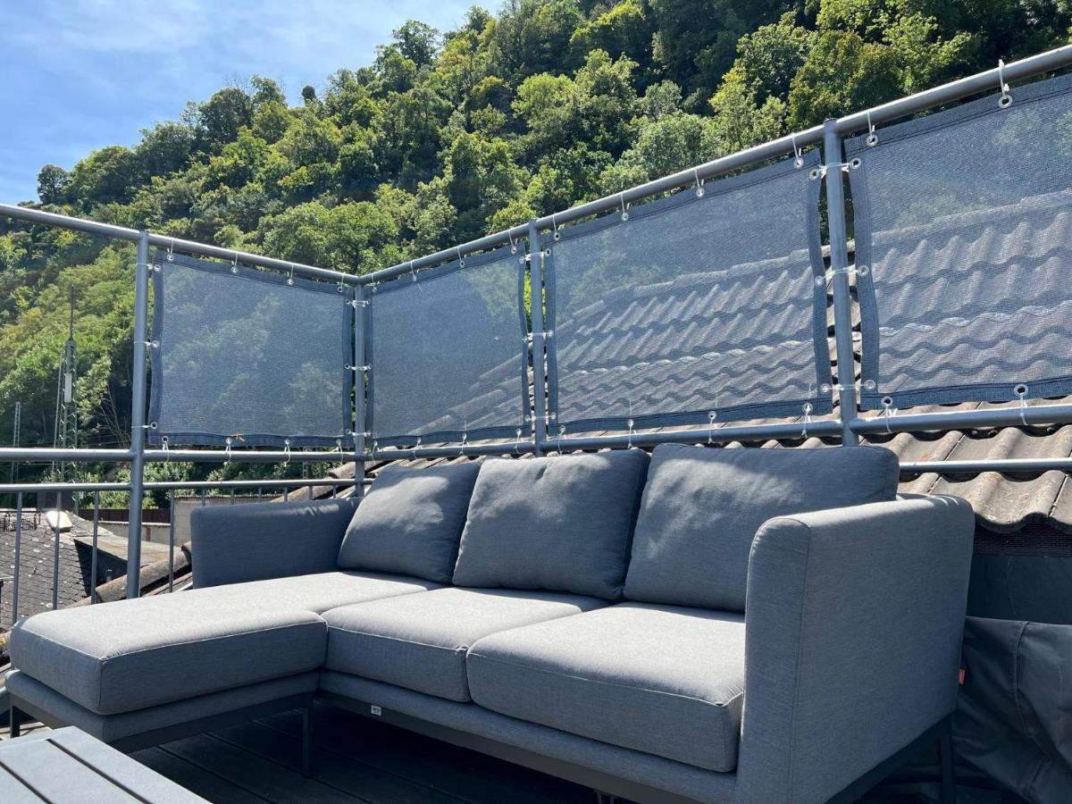 Ferienwohnung "Drei Burgen Blick" Sankt Goar Bagian luar foto